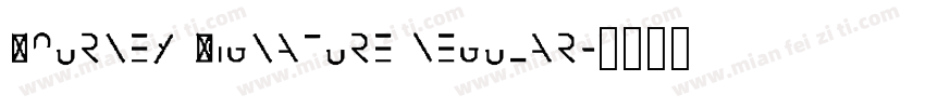 Journey Signature Regular字体转换